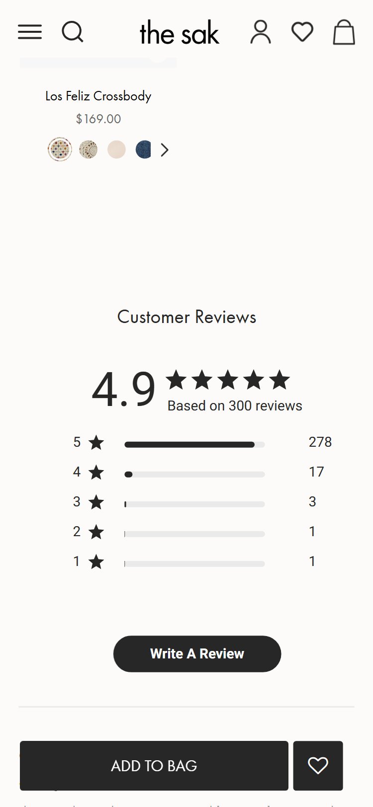The Sak — Reviews Section